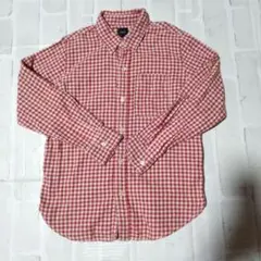 GapKids ギンガムチェック 長袖シャツ M