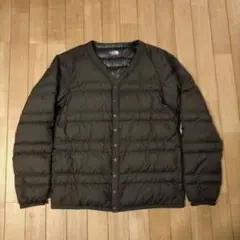 美品 ノーカラーダウンジャケット ND2461N M ナナミカ/サンダーフーディ