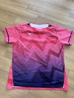 Mizuno ピンク グラデーション 卓球ウェア