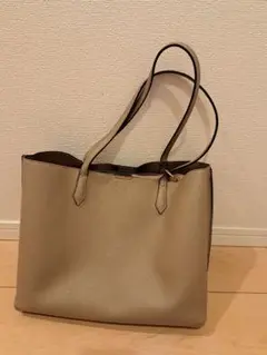 トートバッグ レザー調　レディース