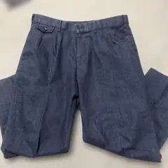 モアレス　デニムパンツ　テーパードスラック