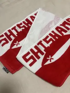 SHISHAMO ロゴタオル 赤白