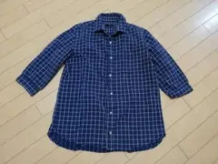 印で購入★Lサイズ★チェック格子柄シャツ★定価８千円