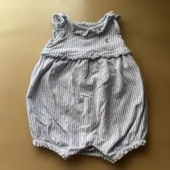 【値下げ】Ralph Lauren ストライプロンパース 9M