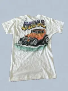 ハンドペイント　車　ビンテージ　Tシャツ