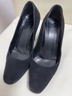 正規品 グッチ GUCCI スエードパンプス 黒
