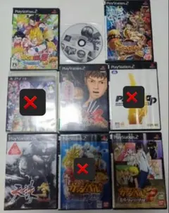 PS2 ps1 ゲームソフト まとめ売り 4本セット ワンピース 仮面ライダー