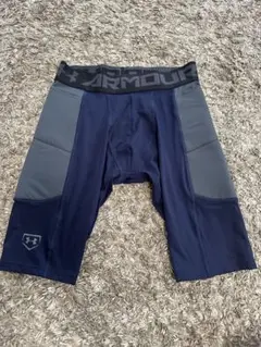 Under Armour XL スライディングパンツ ネイビー/グレー