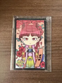 魔入りました！入間くん 花札風ステッカー オペラ