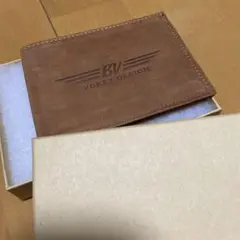 VOKEY BV Wings Nubuck Leather Wallet TAN
