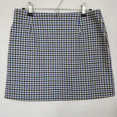 ZARA 台形スカート チェック Mサイズ 新品タグ付