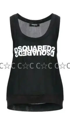 美品‼️Dsquared2 タンクトップ 38ブラック
