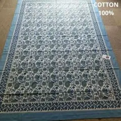 インド綿100%ethnicマルチカバーシングルサイズ☆新品