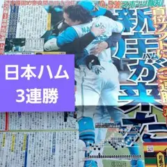 日本ハム 首位ソフトに3連勝返し スポーツ報知(2025.8.25)
