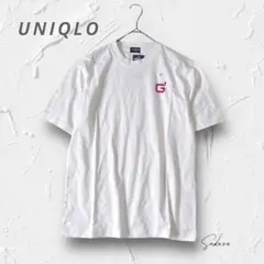 R3186【オールド ユニクロ】新品・希少✨プリントTシャツ ホワイト ロゴ M