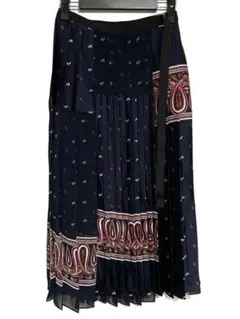 sacai サカイ 20-05181 ラップスカート 巻きスカート ペイズリー柄