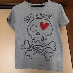 rough ドクロ Tシャツ トップス y2k ヴィンテージ　平成レトロ