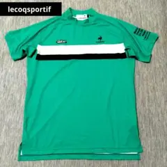 ルコックゴルフモックネックウェア刺繍ロゴサイズM