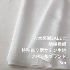 A3L/5590-05◆3m 感謝祭/ポリ特殊織り柄サテン生地