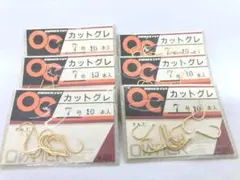 オーナー OWNER カットグレ メジナ鈎 7号 10本入 まとめて6袋 仕掛け