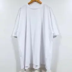 新品 スーパー ビッグ ドライTシャツ 半袖 無地 メンズ ホワイト 4L