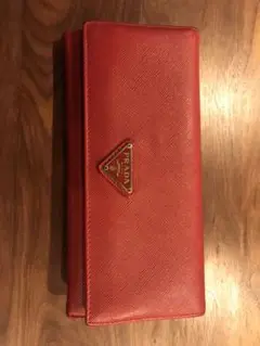 【正規品】PRADA 長財布 レッド