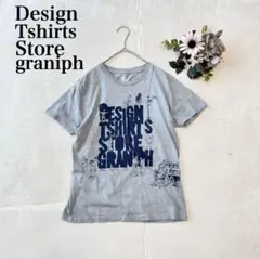 【デザインティーシャツストアグラニフ】半袖Tシャツ（S)ビックロゴ 英字