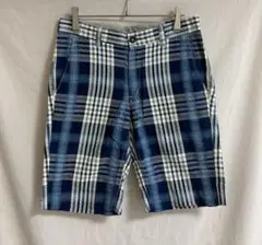 BLUE BLUE インディゴ　パッチワーク　ショートパンツ　1 聖林公司　綿