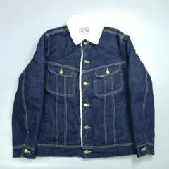 2400 美品 リー Lee STORM RIDER ボアデニムジャケット M