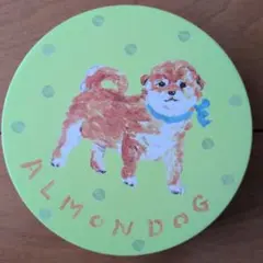 DADACA ALMONDOG 犬イラスト 缶
