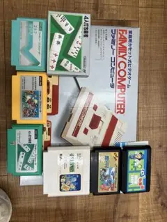 ファミリーコンピュータ　 本体　ソフトセット まとめ売り 動作未確認　取説あり