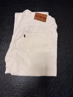 EDWIN 503 ホワイトデニムパンツ W33 L33