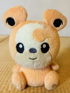 ポケットモンスターぬいぐるみ　ヒメグマ　淡いオレンジ色クマ