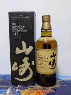 サントリー 山崎 12年 シングルモルト ウイスキー 700ml 箱付き。