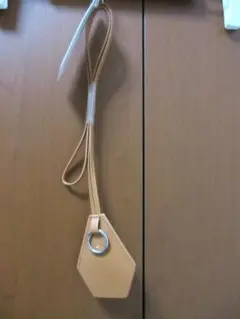 【未使用タグ付き】GU レザーキーネックレス ブラウン