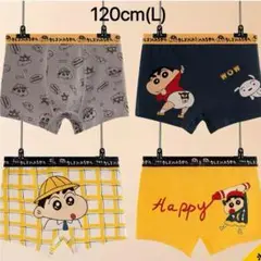 男の子パンツ下着肌着ボクサー保育園幼稚園4枚セット120cm