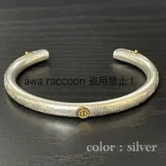 バングル　ステンレス　メンズアクセサリー　インディアン　シルバー　レトロ