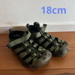 ♩美品♩ KEEN キーン　アウトドアサンダル カモフラージュ　18cm