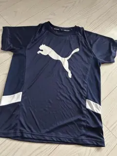 【美品】キッズ　Tシャツ　PUMA 160センチ ネイビー