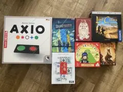 ボードゲーム　7点　まとめ売り axio, lost cities.