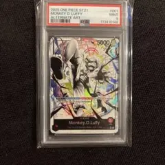英語版モンキー・D・ルフィ L リーダーパラレル(リーパラ) PSA9
