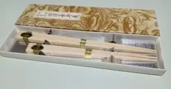 厄除　白南天　開運長寿箸　夫婦箸 化粧紙箱入り