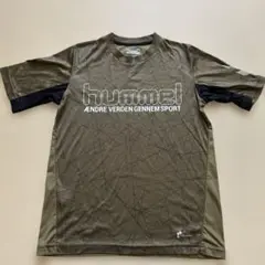 hummel オリーブグリーン シャツ