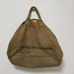 WORLD DELICATESSEN ボストンバッグ ブラウン