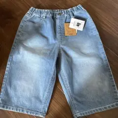 新品　デニムボトムス ハーフパンツ　半ズボン　男の子　キッズ　150
