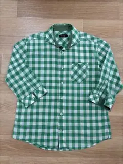 BURBERRY BLACK LABELの7分袖シャツ