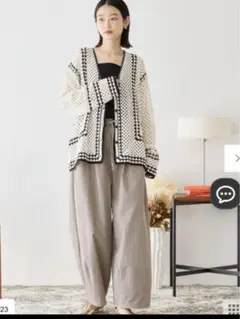 ☆美品☆アメリカンホリック クロシェカーディガン ホワイト
