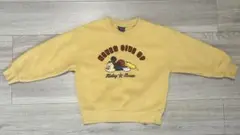 ミッキーマウス トレーナー イエロー　二点セット