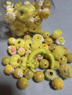 手書きビーズ ペイントビーズ ビーズ DIY