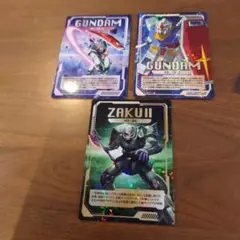 ガンダム ポテト カード 3枚